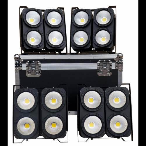 Прокат блиндера светодиодного DIALighting COB LED Blinder-W/RGB 4x100W