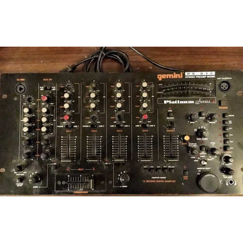 Gemini PS-812 Digital Sampling Audio Mixer Manual