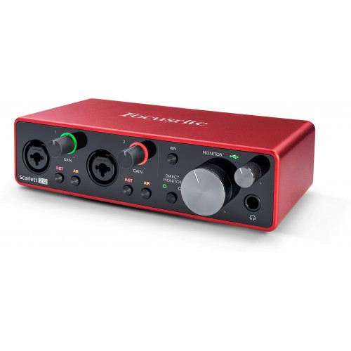 Внешняя звуковая карта Focusrite Scarlett 2i2 USB