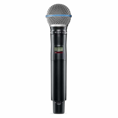 Пара ручных радиомикрофонов SHURE Axient AD2/B58 Beta 58A в кейсе