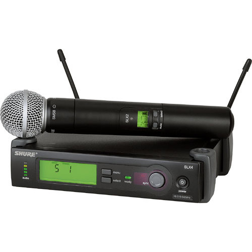 Аренда радиомикрофонов SHURE SLX24/SM58