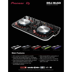 Прокат ди-джейского контроллера Пионер DDJ-Wego
