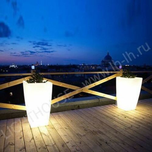 Аренда LED-кашпо, прокат вазона с подсветкой